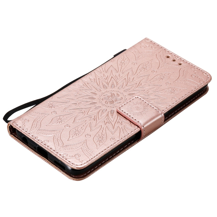 For OPPO Find X2 Lite / Reno3 5G Sun Embossing Pattern Horizontal Flip Leather Case with Card Slot & Holder & Wallet & Lanyard