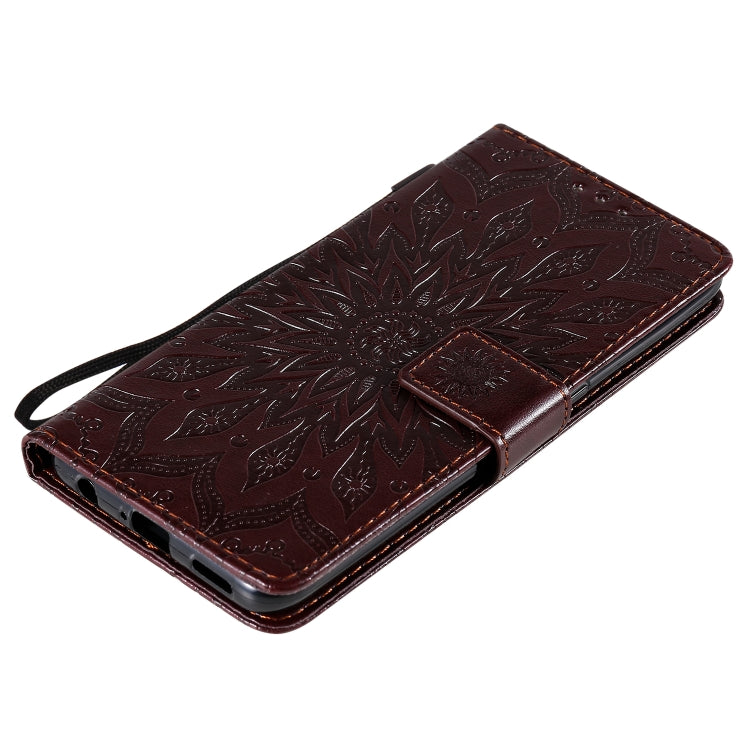 For OPPO Find X2 Lite / Reno3 5G Sun Embossing Pattern Horizontal Flip Leather Case with Card Slot & Holder & Wallet & Lanyard