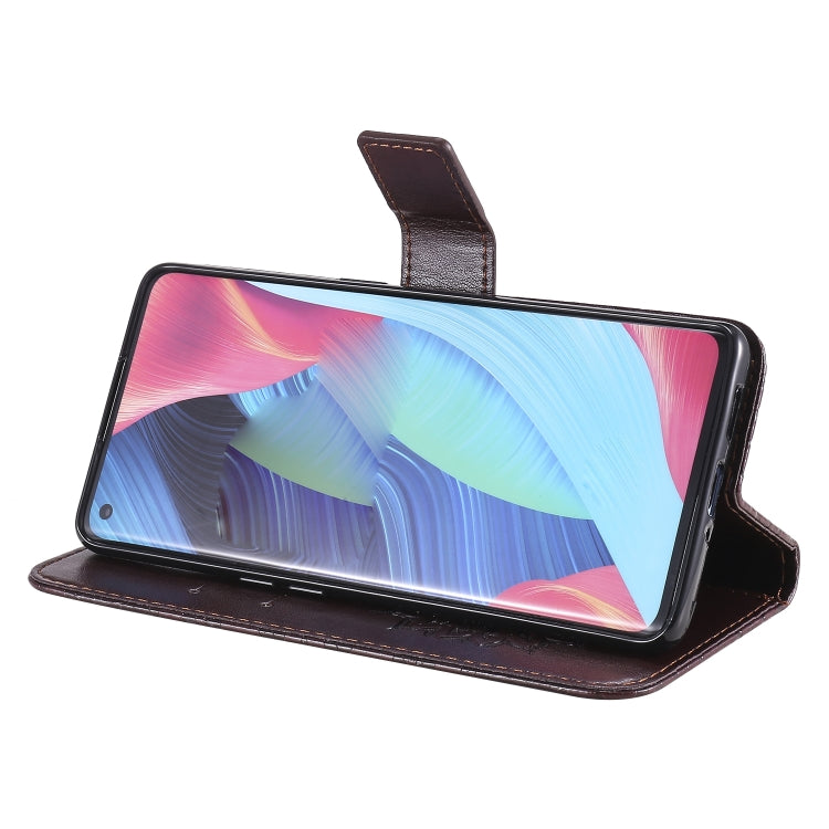 For OPPO Reno4 Pro 5G Sun Embossing Pattern Horizontal Flip Leather Case with Card Slot & Holder & Wallet & Lanyard