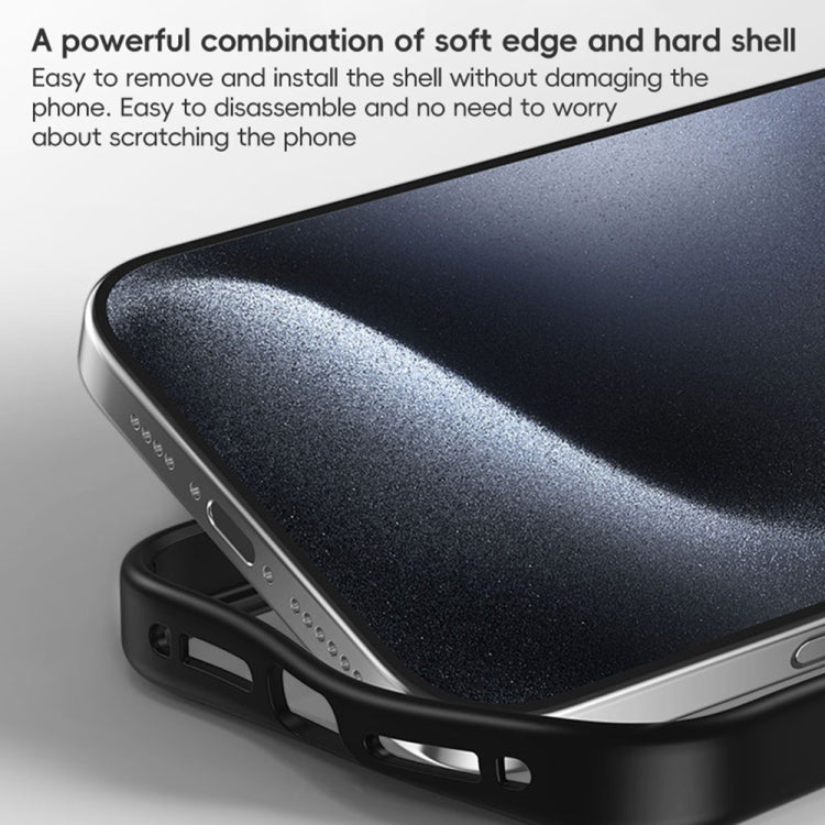 For iPhone 16 High Transparency MagSafe Holder Phone Case