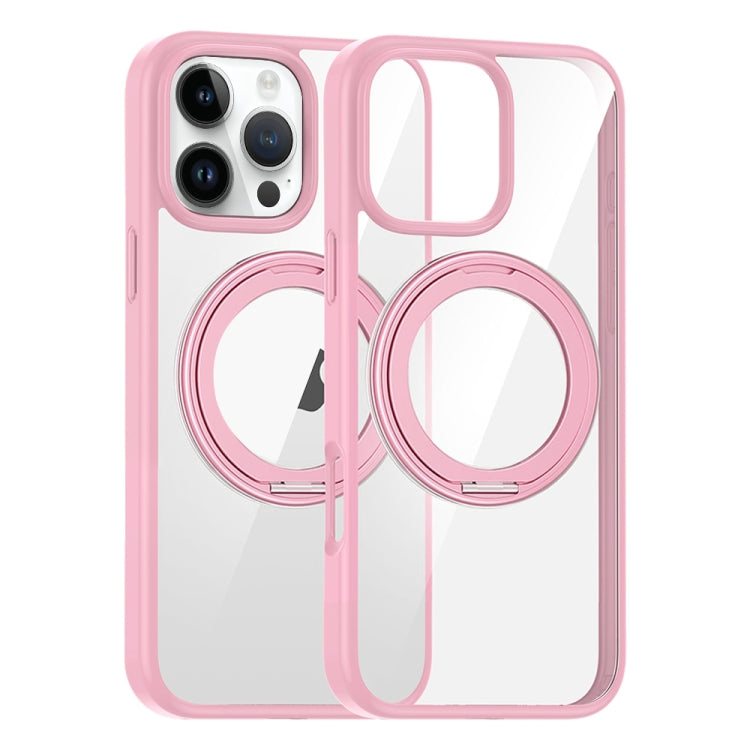 For iPhone 12 Pro High Transparency 360 Degree Rotating Holder MagSafe Phone Case
