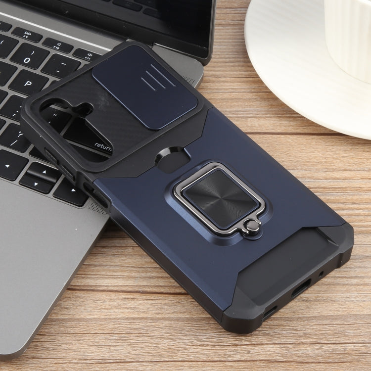 For Samsung Galaxy A16 5G / 4G Camera Shield Card Slot PC+TPU Phone Case