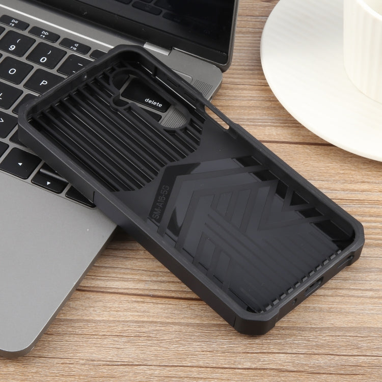 For Samsung Galaxy A16 5G / 4G Camera Shield Card Slot PC+TPU Phone Case