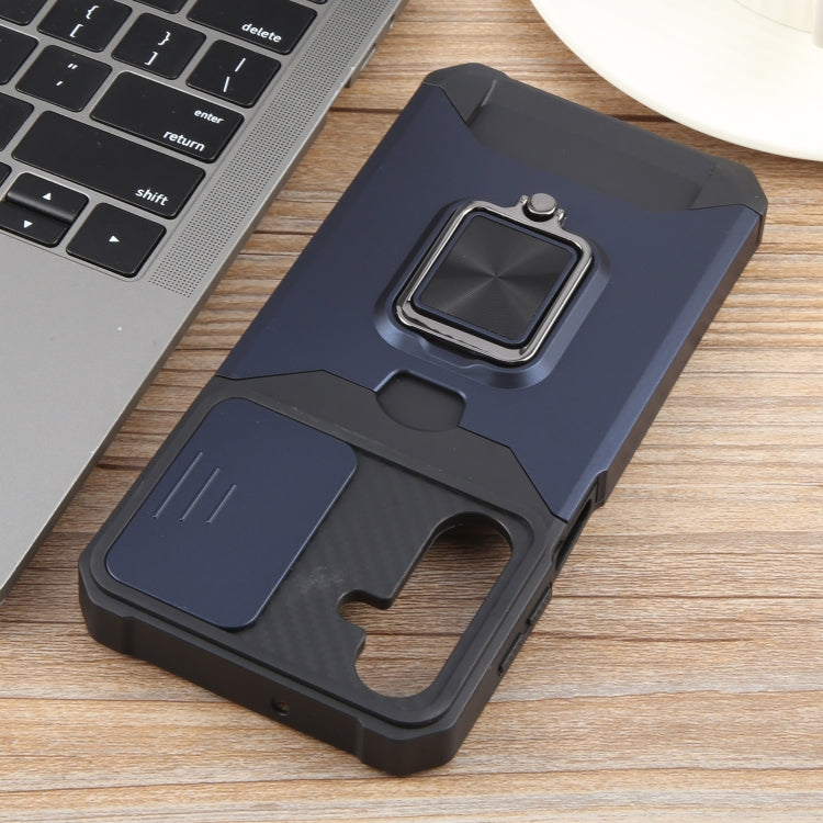 For Samsung Galaxy A16 5G / 4G Camera Shield Card Slot PC+TPU Phone Case