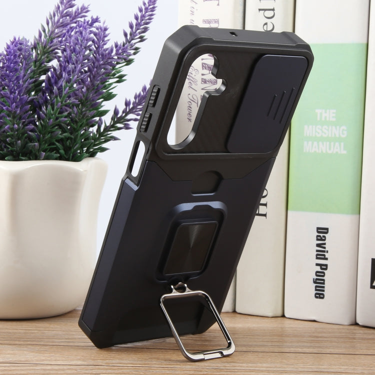 For Samsung Galaxy A16 5G / 4G Camera Shield Card Slot PC+TPU Phone Case