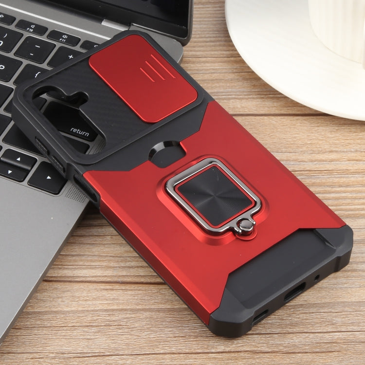 For Samsung Galaxy A16 5G / 4G Camera Shield Card Slot PC+TPU Phone Case