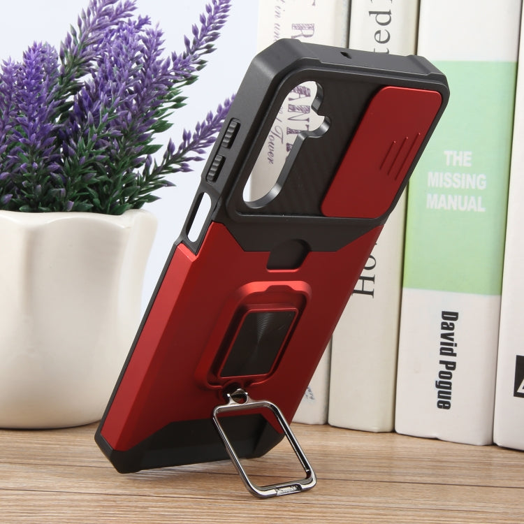 For Samsung Galaxy A16 5G / 4G Camera Shield Card Slot PC+TPU Phone Case
