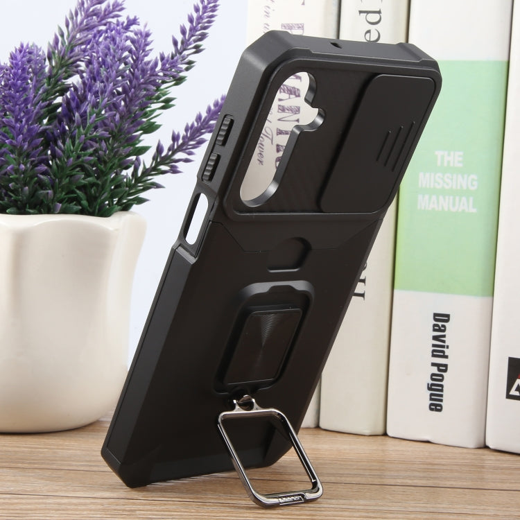 For Samsung Galaxy A16 5G / 4G Camera Shield Card Slot PC+TPU Phone Case