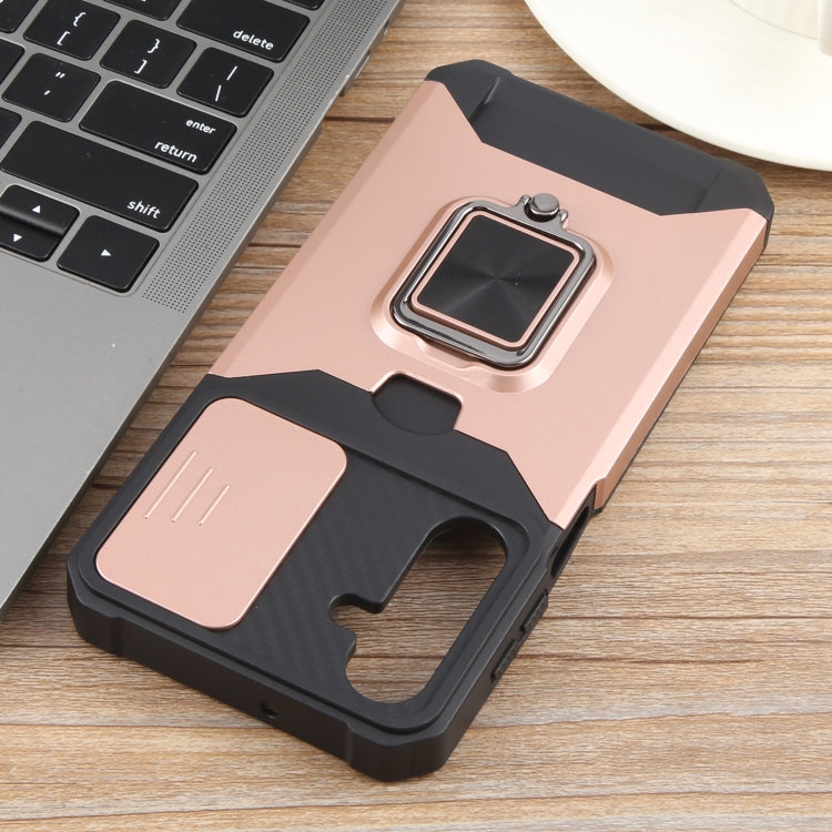 For Samsung Galaxy A16 5G / 4G Camera Shield Card Slot PC+TPU Phone Case