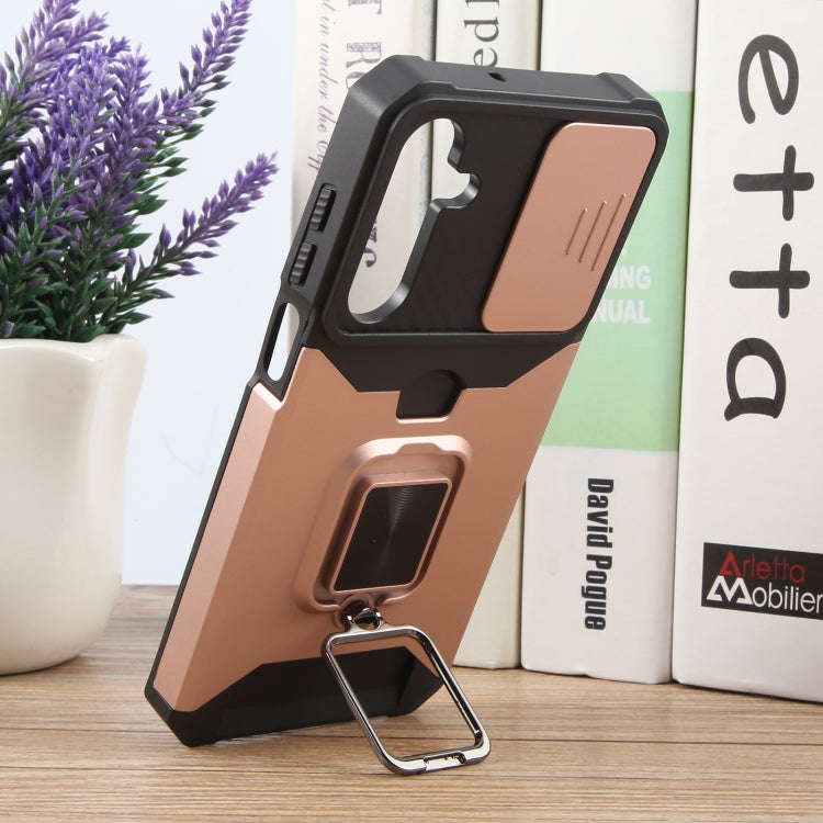 For Samsung Galaxy A16 5G / 4G Camera Shield Card Slot PC+TPU Phone Case