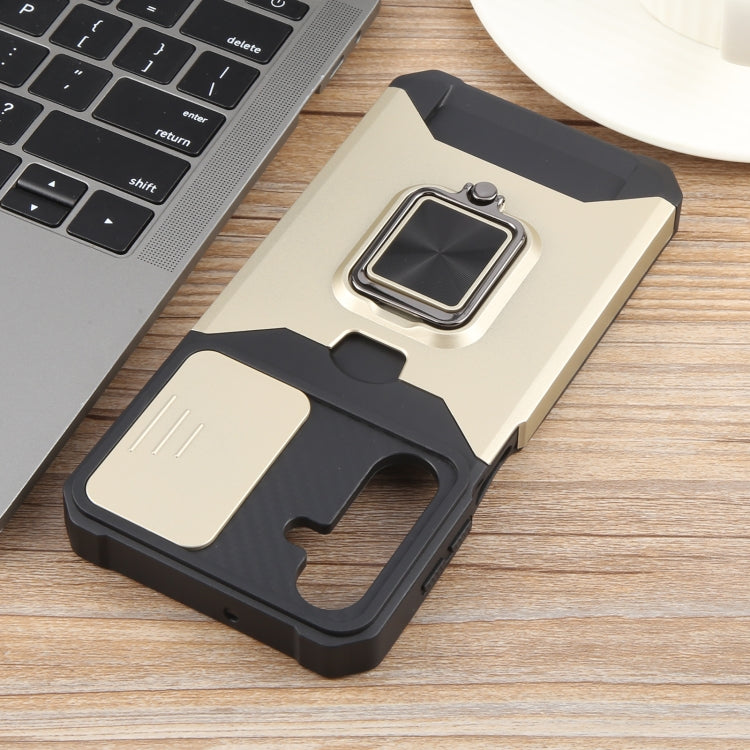 For Samsung Galaxy A16 5G / 4G Camera Shield Card Slot PC+TPU Phone Case