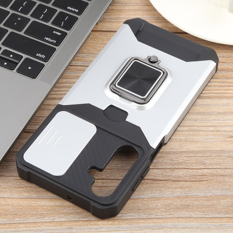 For Samsung Galaxy A16 5G / 4G Camera Shield Card Slot PC+TPU Phone Case