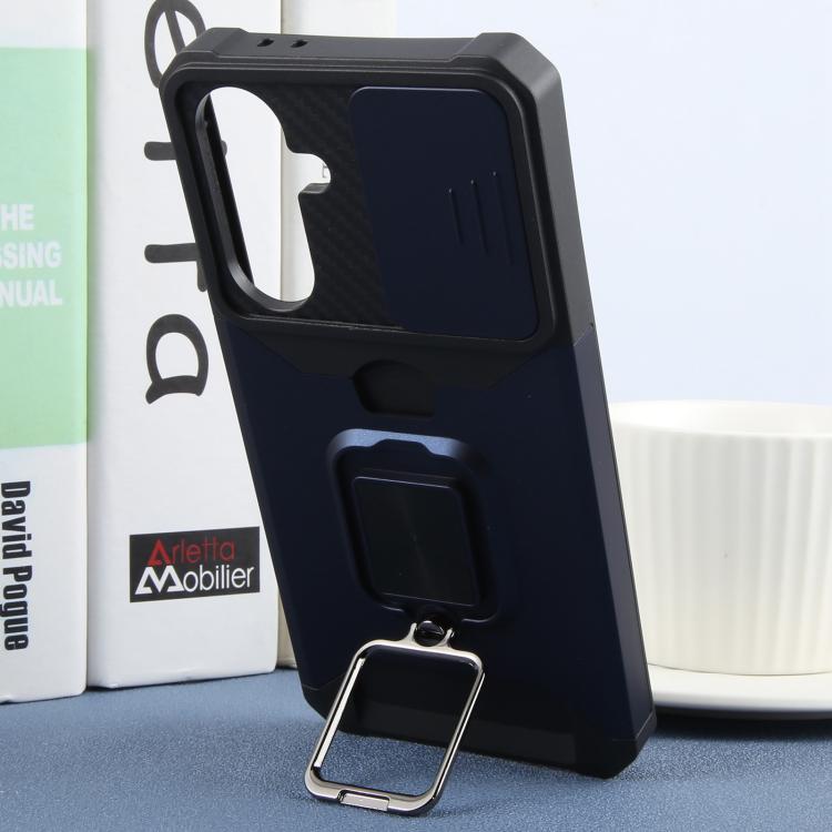 For Samsung Galaxy A36 5G Camera Shield Card Slot PC+TPU Phone Case