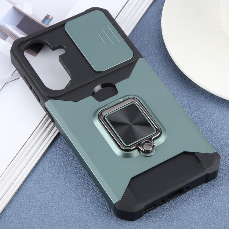For Samsung Galaxy A36 5G Camera Shield Card Slot PC+TPU Phone Case