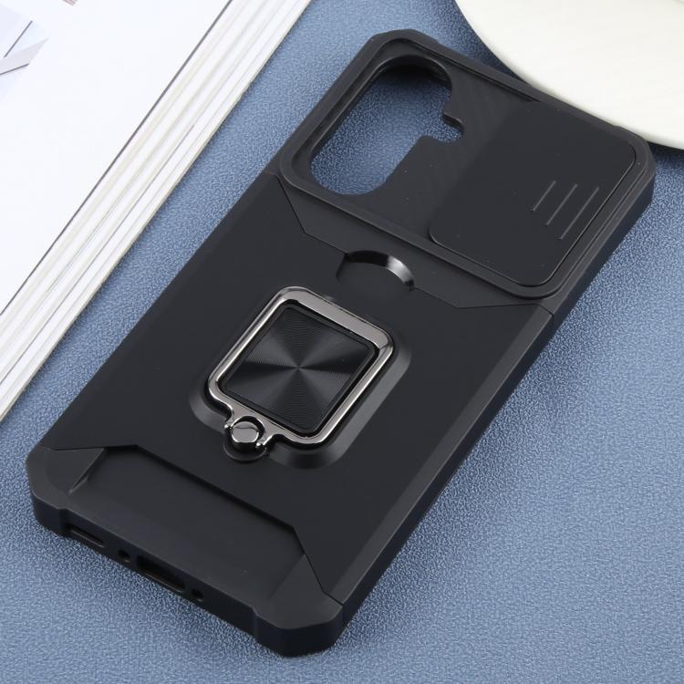 For Samsung Galaxy A36 5G Camera Shield Card Slot PC+TPU Phone Case