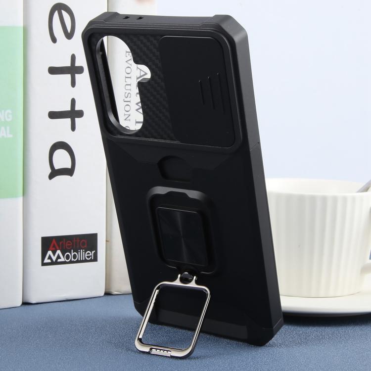 For Samsung Galaxy A36 5G Camera Shield Card Slot PC+TPU Phone Case