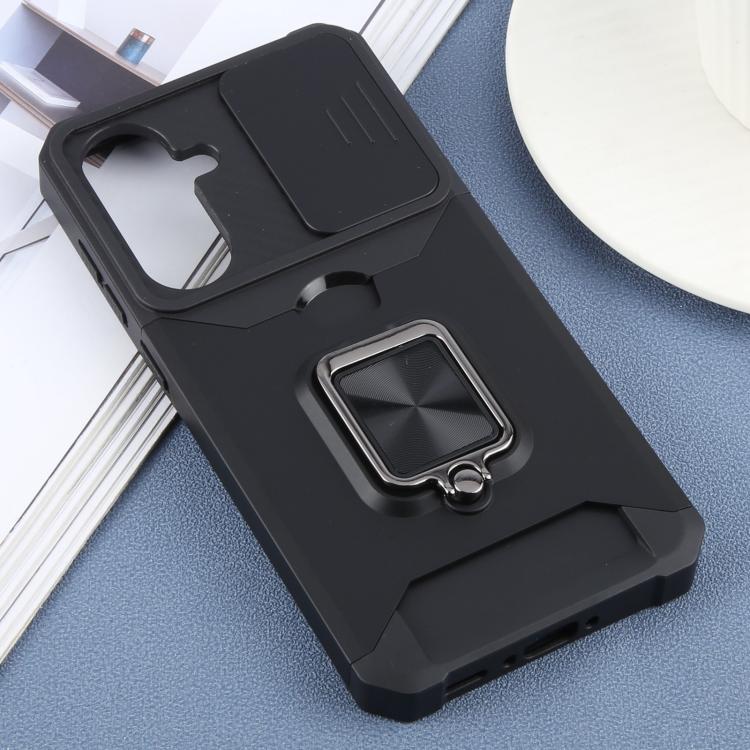For Samsung Galaxy A56 5G Camera Shield Card Slot PC+TPU Phone Case