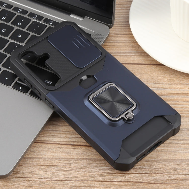 For Samsung Galaxy S24 FE 5G Camera Shield Card Slot PC+TPU Phone Case