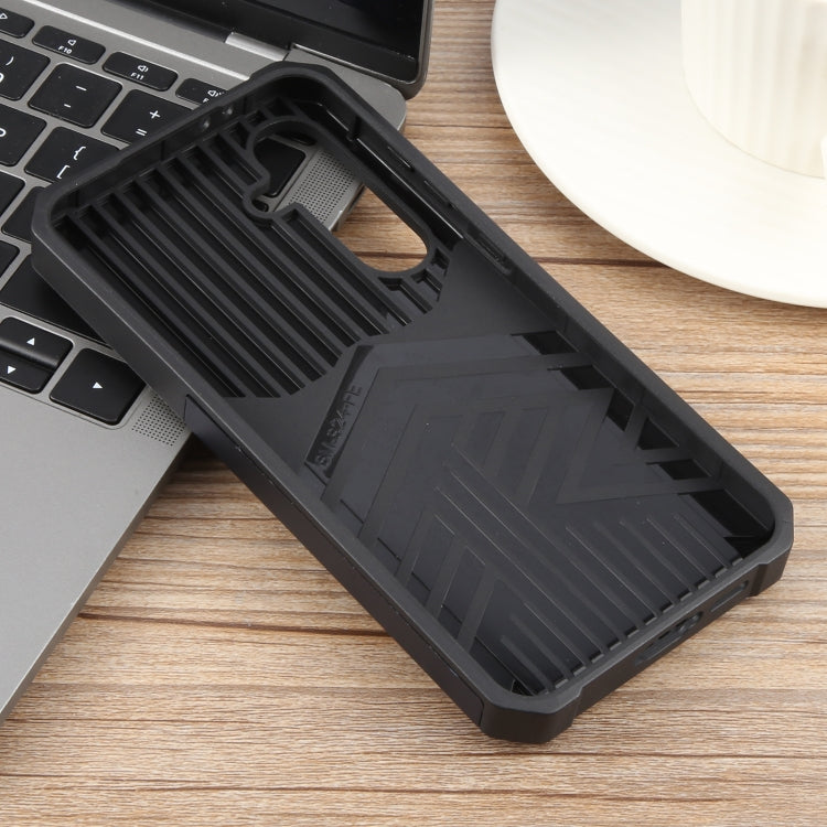 For Samsung Galaxy S24 FE 5G Camera Shield Card Slot PC+TPU Phone Case