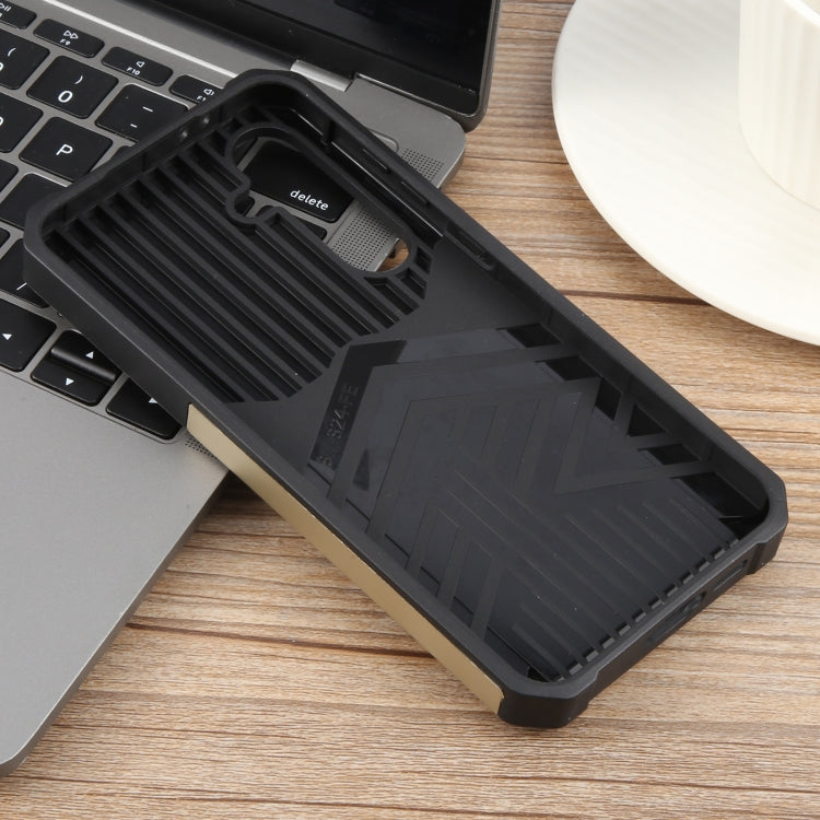 For Samsung Galaxy S24 FE 5G Camera Shield Card Slot PC+TPU Phone Case