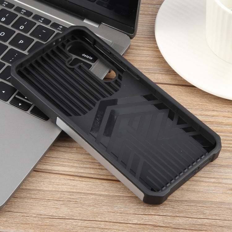 For Samsung Galaxy S24 FE 5G Camera Shield Card Slot PC+TPU Phone Case