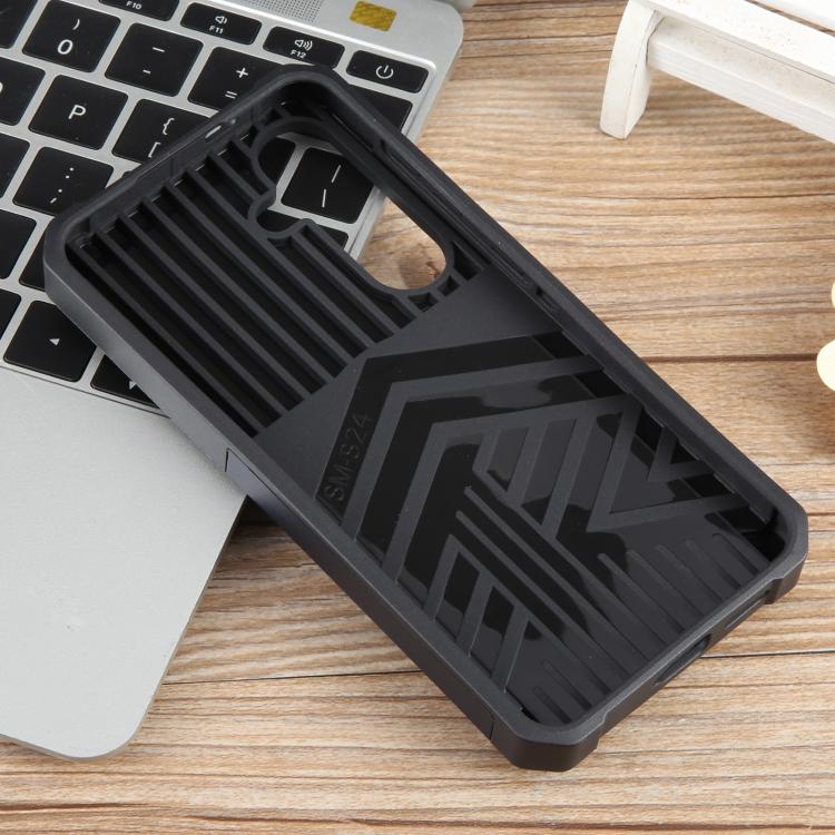 For Samsung Galaxy S25+ 5G Camera Shield Card Slot PC+TPU Phone Case