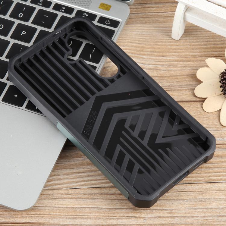 For Samsung Galaxy S25+ 5G Camera Shield Card Slot PC+TPU Phone Case