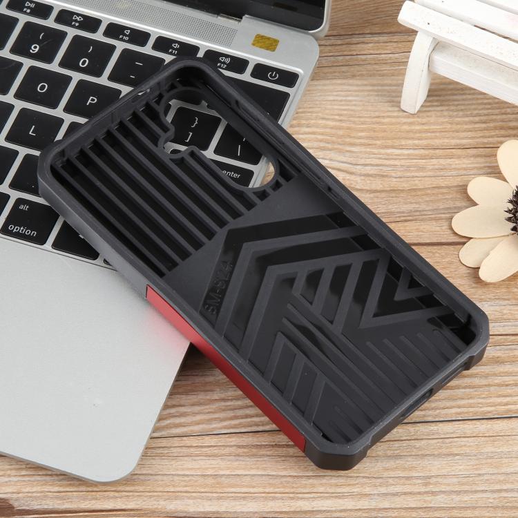 For Samsung Galaxy S25+ 5G Camera Shield Card Slot PC+TPU Phone Case