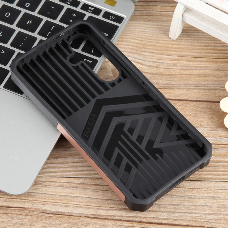 For Samsung Galaxy S25+ 5G Camera Shield Card Slot PC+TPU Phone Case