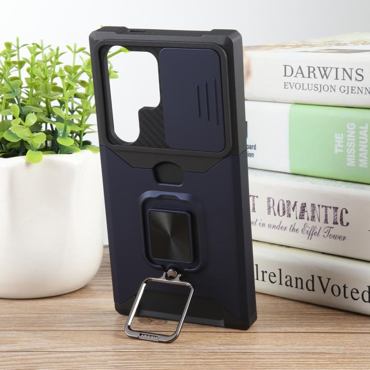 For Samsung Galaxy S25 Ultra 5G Camera Shield Card Slot PC+TPU Phone Case