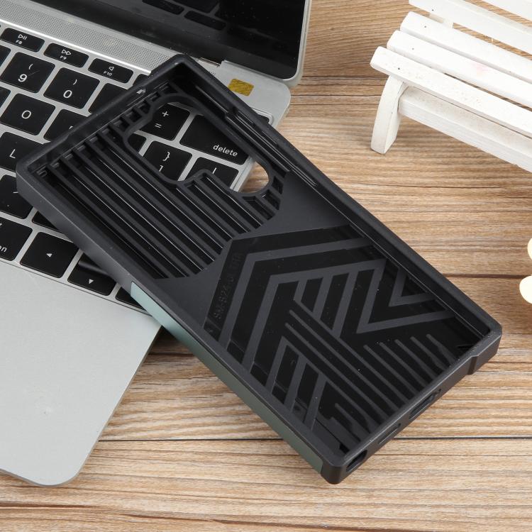 For Samsung Galaxy S25 Ultra 5G Camera Shield Card Slot PC+TPU Phone Case