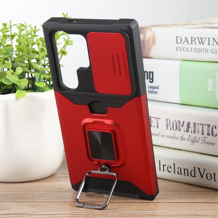 For Samsung Galaxy S25 Ultra 5G Camera Shield Card Slot PC+TPU Phone Case
