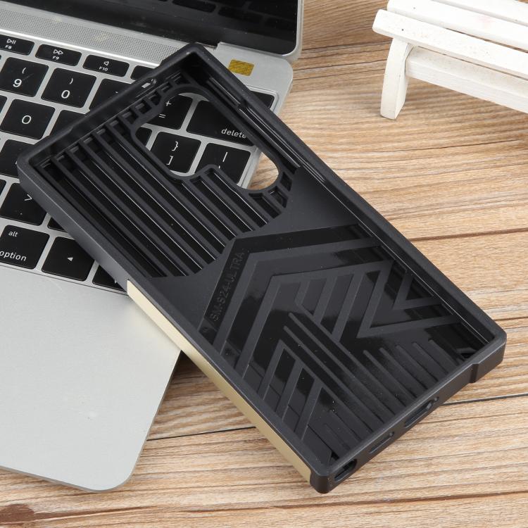 For Samsung Galaxy S25 Ultra 5G Camera Shield Card Slot PC+TPU Phone Case