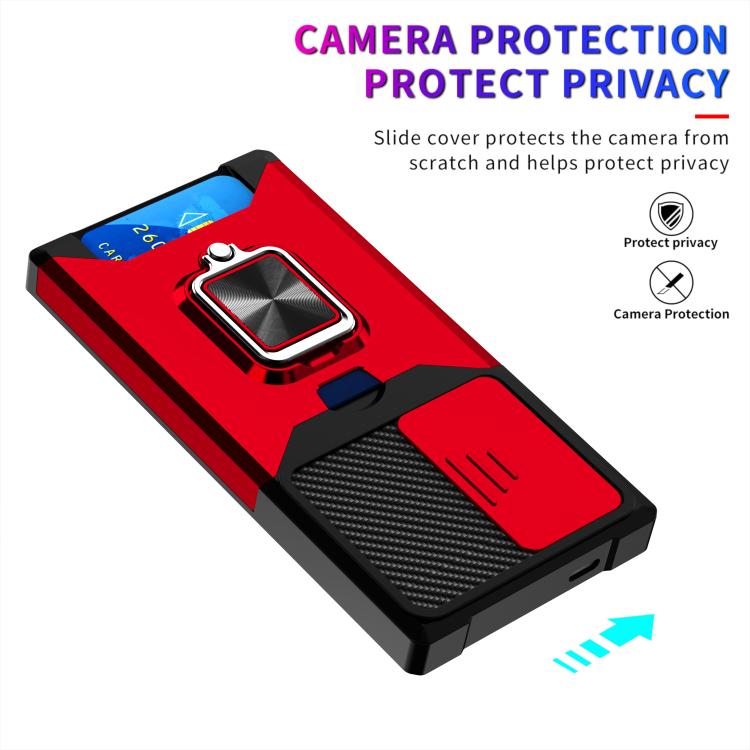 For Samsung Galaxy S26 Ultra 5G Camera Shield Card Slot PC+TPU Phone Case