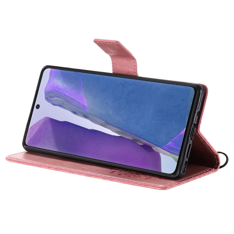 For Samsung Galaxy Note20 5G Sun Embossing Pattern Horizontal Flip Leather Case with Card Slot & Holder & Wallet & Lanyard