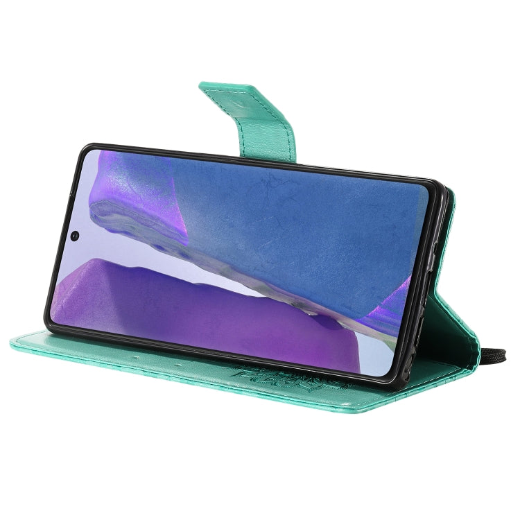 For Samsung Galaxy Note20 5G Sun Embossing Pattern Horizontal Flip Leather Case with Card Slot & Holder & Wallet & Lanyard
