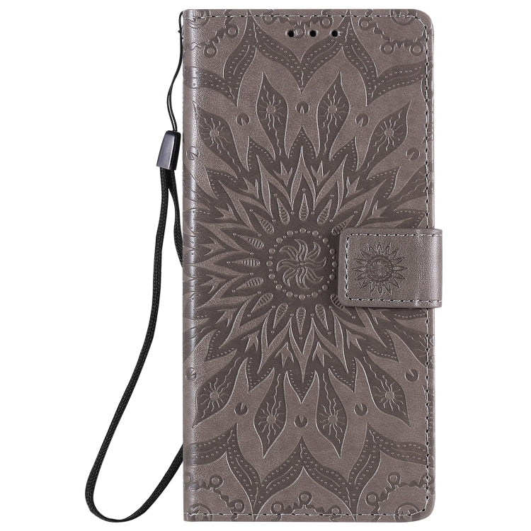 For Samsung Galaxy Note20 5G Sun Embossing Pattern Horizontal Flip Leather Case with Card Slot & Holder & Wallet & Lanyard
