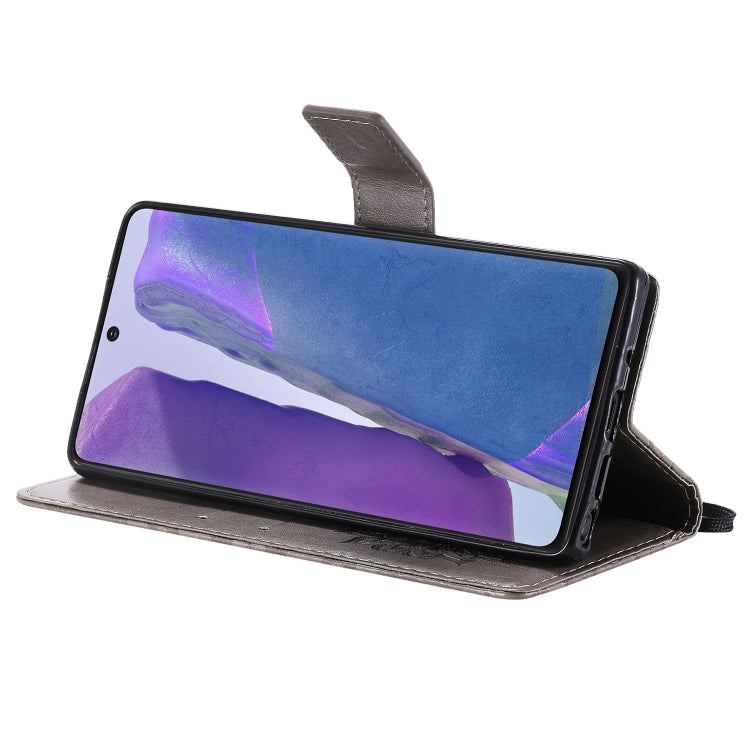 For Samsung Galaxy Note20 5G Sun Embossing Pattern Horizontal Flip Leather Case with Card Slot & Holder & Wallet & Lanyard