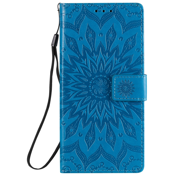 For Samsung Galaxy Note20 5G Sun Embossing Pattern Horizontal Flip Leather Case with Card Slot & Holder & Wallet & Lanyard