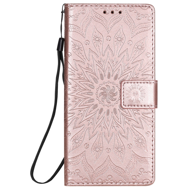 For Samsung Galaxy Note20 5G Sun Embossing Pattern Horizontal Flip Leather Case with Card Slot & Holder & Wallet & Lanyard