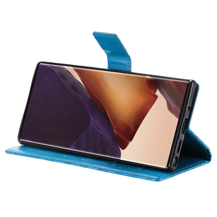 For Samsung Galaxy Note20 Ultra 5G Sun Embossing Pattern Horizontal Flip Leather Case with Card Slot & Holder & Wallet & Lanyard