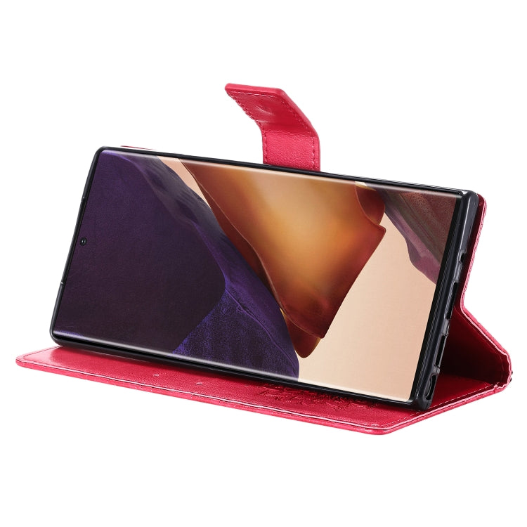 For Samsung Galaxy Note20 Ultra 5G Sun Embossing Pattern Horizontal Flip Leather Case with Card Slot & Holder & Wallet & Lanyard