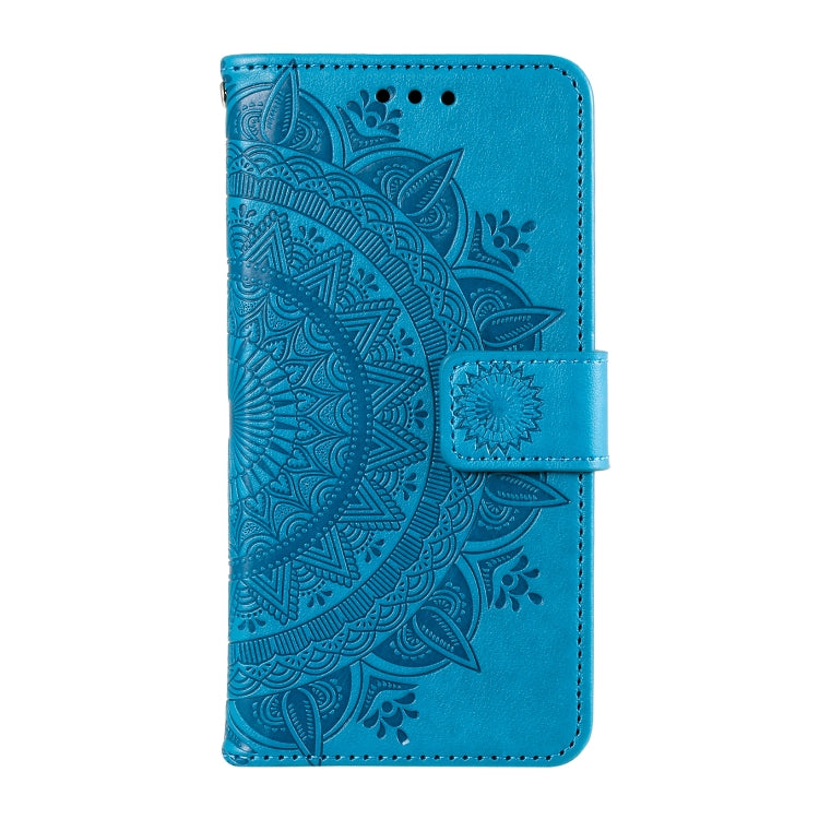 For Samsung Galaxy A36 Totem Flower Embossed Leather Phone Case with Lanyard