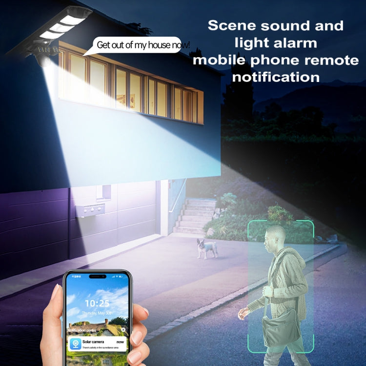 XA Series Solar WiFi Version Monitoring Street Light Outdoor HD Camera, Memory:64GB SD Card