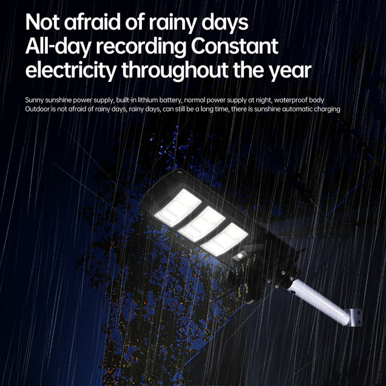 XA Series Solar WiFi Version Monitoring Street Light Outdoor HD Camera, Memory:64GB SD Card