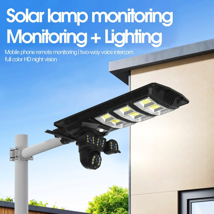 XA Series Solar 4G Version Monitoring Street Light Outdoor HD Camera, Memory:128GB SD Card
