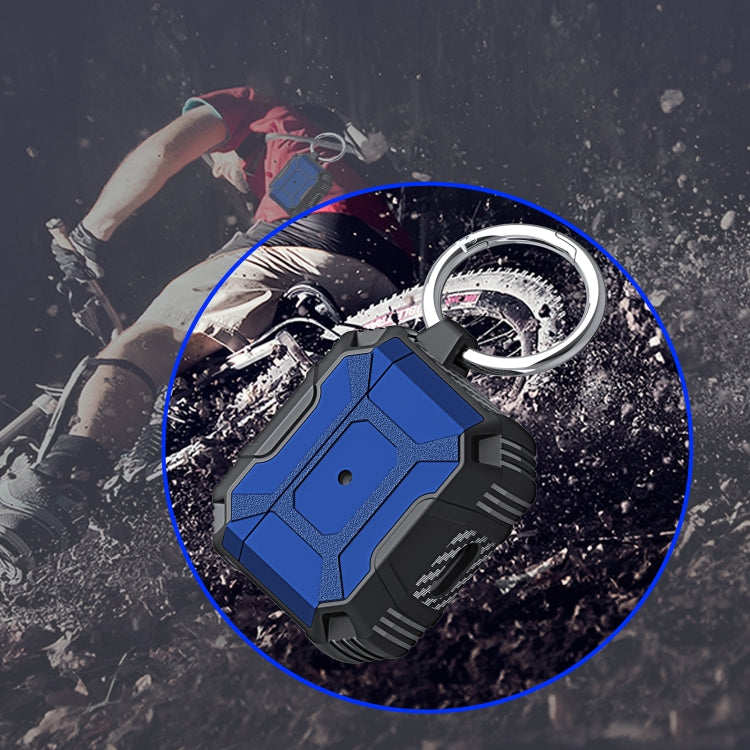 For AirPods 4 Battle Armor Four-corner Shockproof Earphone Protective Case
