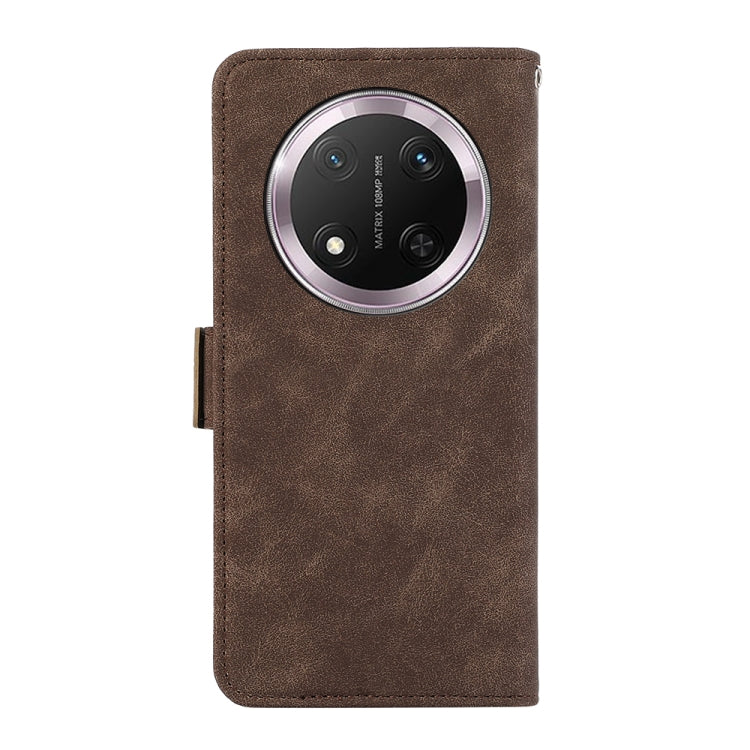 For Honor X9C 5G Global ABEEL Frosted Magnetic RFID Leather Phone Case