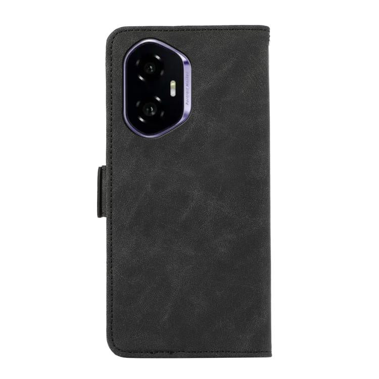 For Honor 400 Global 156.5mm ABEEL Frosted Magnetic RFID Leather Phone Case
