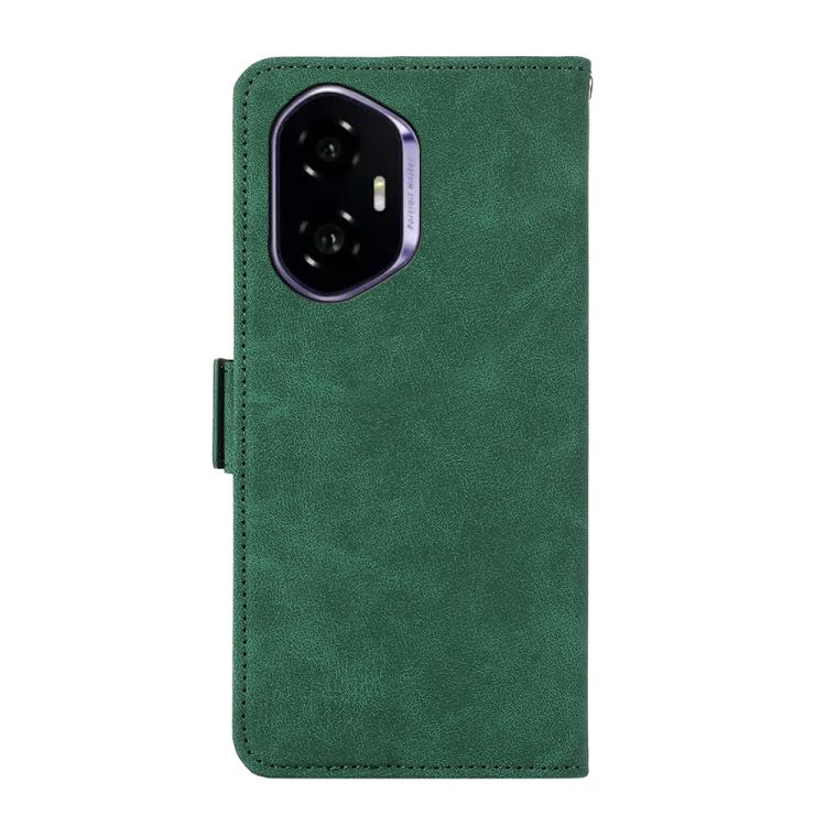 For Honor 400 Global 156.5mm ABEEL Frosted Magnetic RFID Leather Phone Case